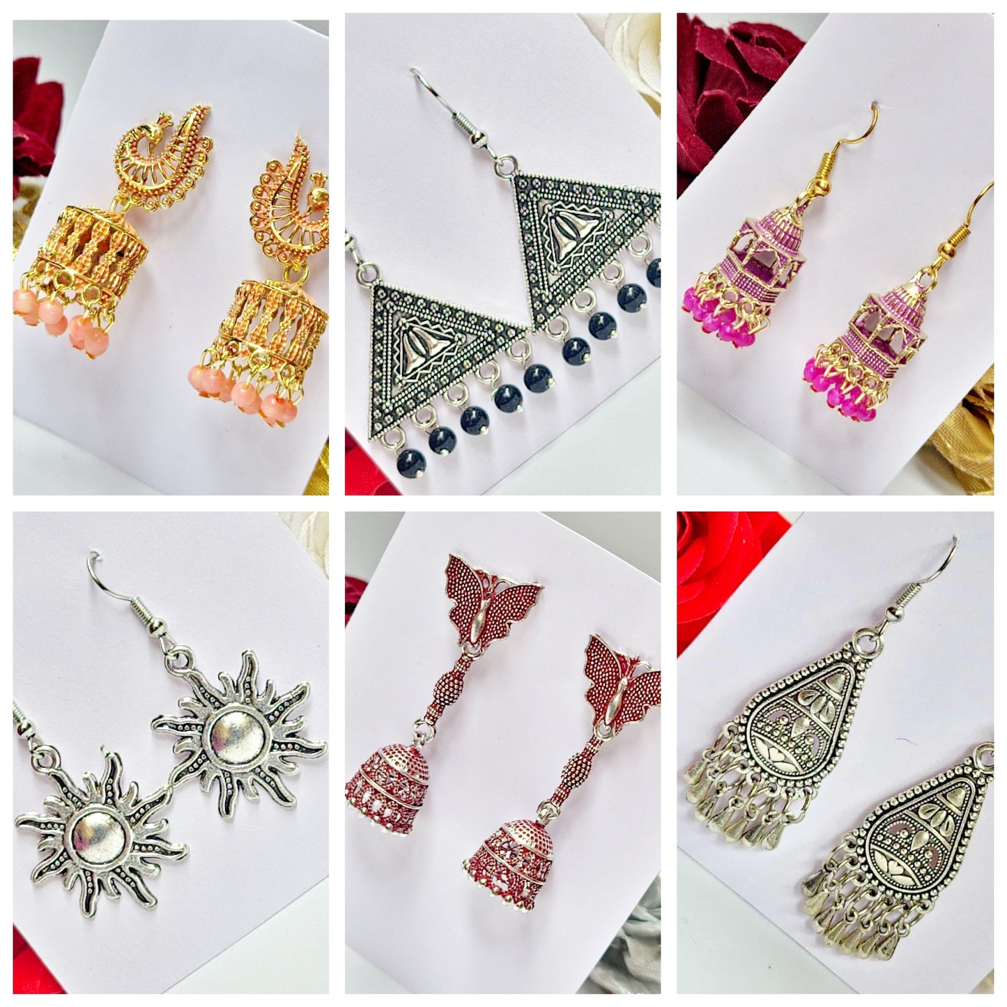 Loops Earrings Combo