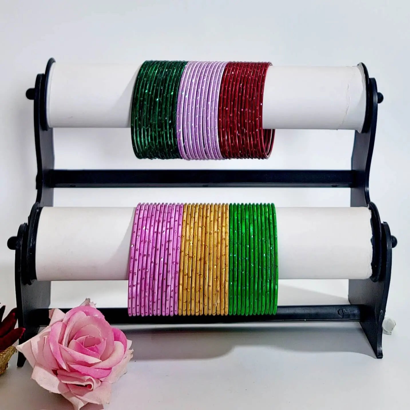 6 Dozen Bangles Combo - Saajha Fashion