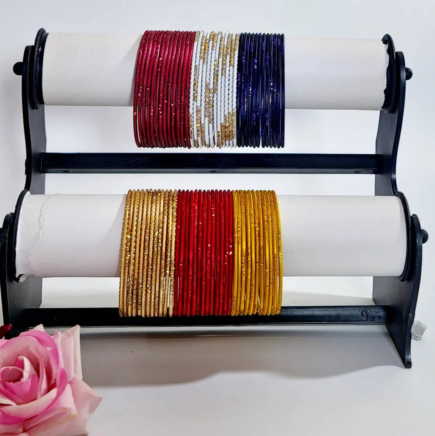 6 Dozen Bangles Combo - Saajha Fashion
