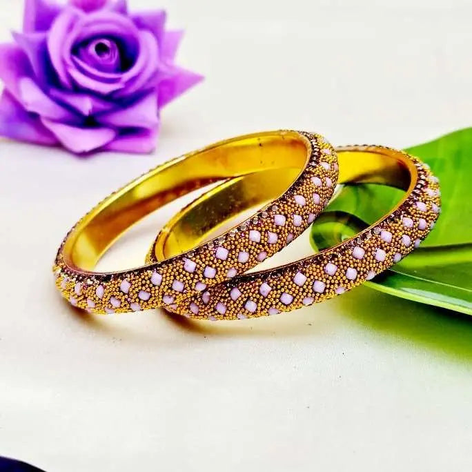 DualGleam Bangles Set - Saajha Fashion