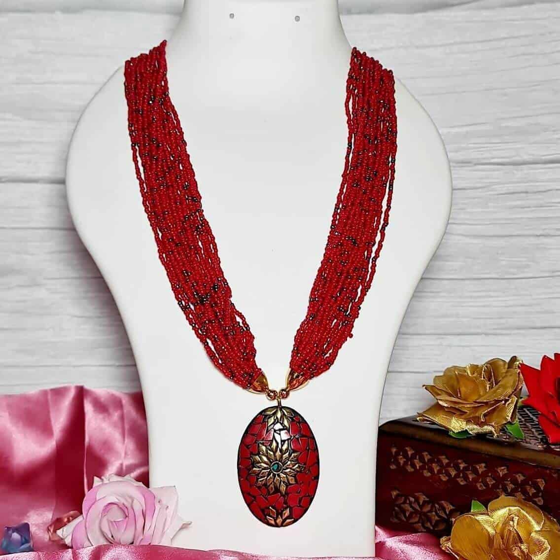 WhimsyBeads Neck Chain - Saajha Fashion
