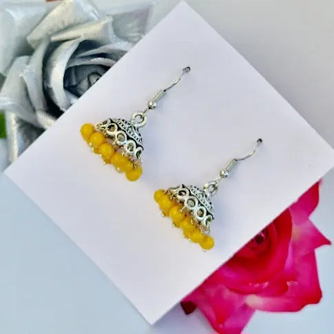 Beaded Elegance Jhumki - Saajha Fashion