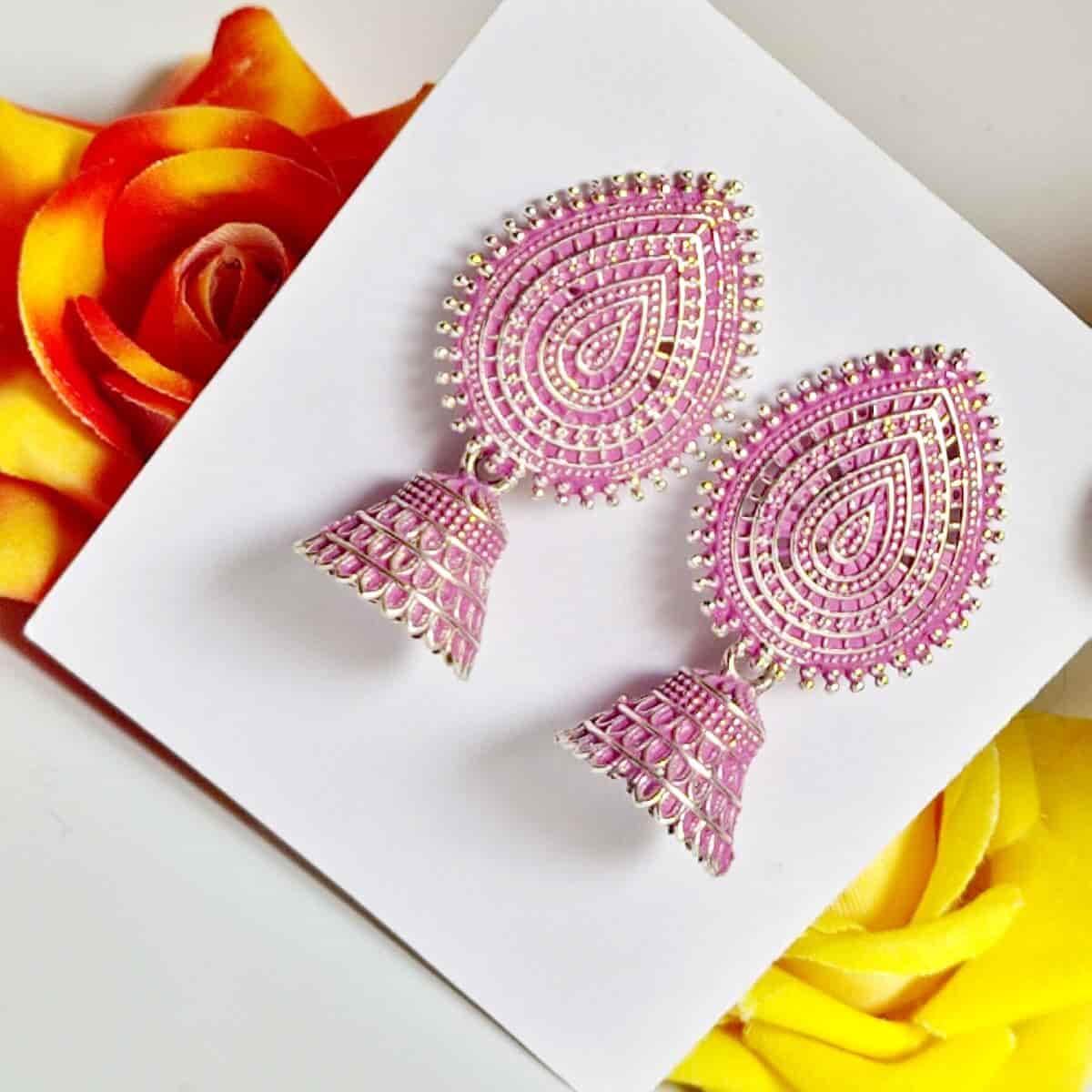 Amethyst Amour Earrings - Saajha Fashion