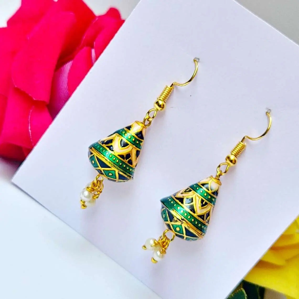 Jade Whirlwind Earring - Saajha Fashion