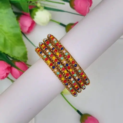 Rangoli Bangle Set - Saajha Fashion