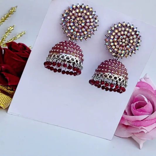 Whimsical Whirl Jhumka - Saajha Fashion
