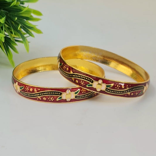 Cherry Enamel Bangles