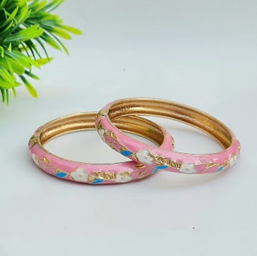 Pink Floral Kada