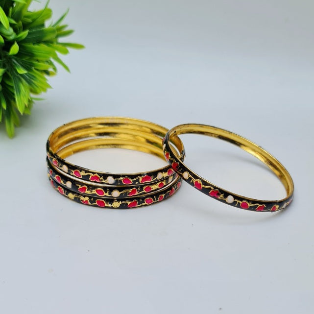 Elegant Black Bangles