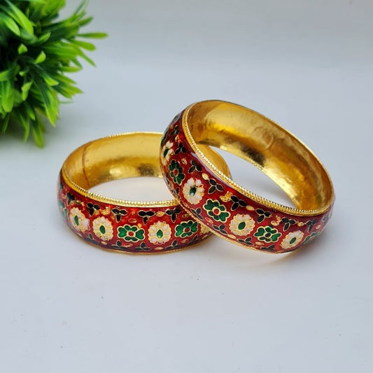 Floral Enamel Bangles
