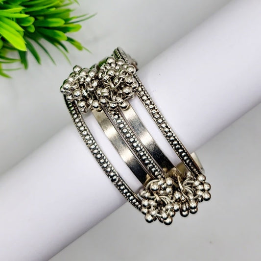 Silver Oxidized Bangles
