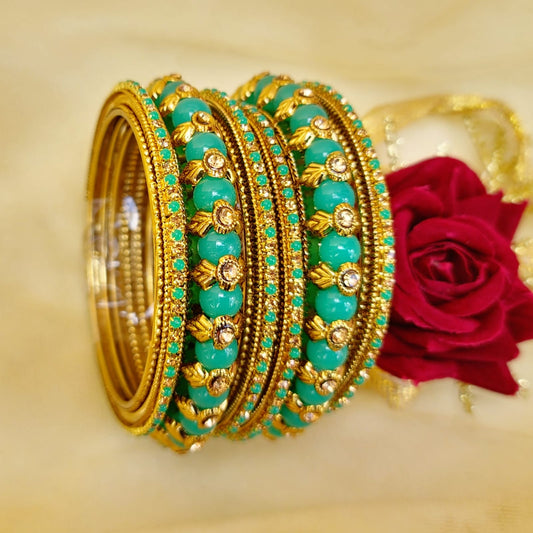 Turquoise Beaded Bangle