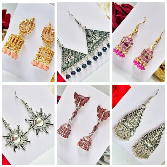 Loops Earrings Combo