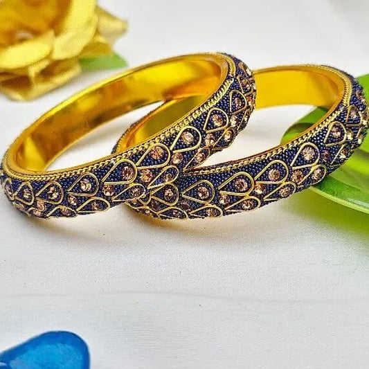 DazzlingDuo Bangles Set - Saajha Fashion