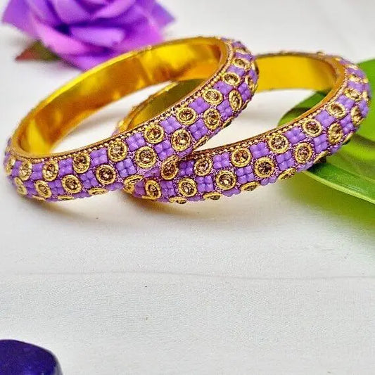 DazzlingDuo Bangles Set - Saajha Fashion