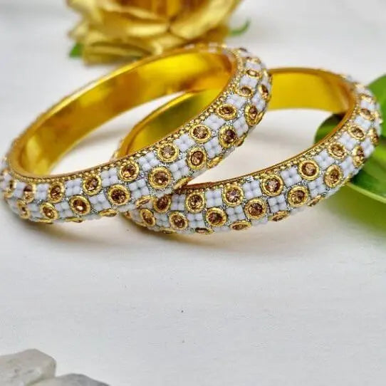 DazzlingDuo Bangles Set - Saajha Fashion