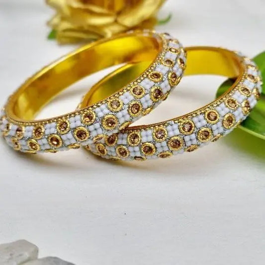 DazzlingDuo Bangles Set - Saajha Fashion