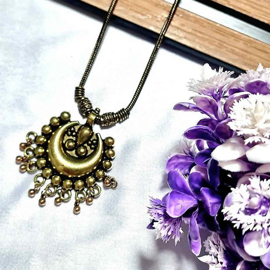 Moonlit Serenity Collar Neck Chain - Saajha Fashion