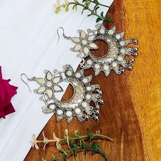Whispers Oxidized Chandbali - Saajha Fashion