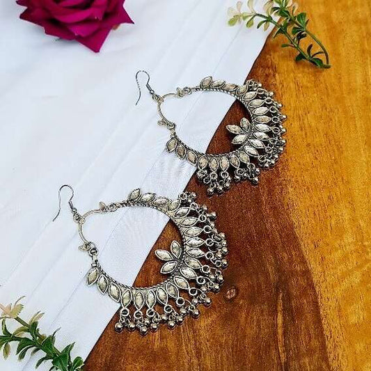 Whispers Oxidized Chandbali - Saajha Fashion