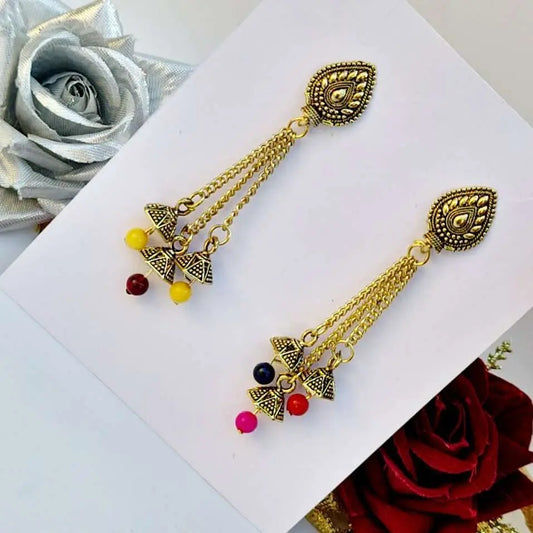 Noir Hanging Earring - Saajha Fashion
