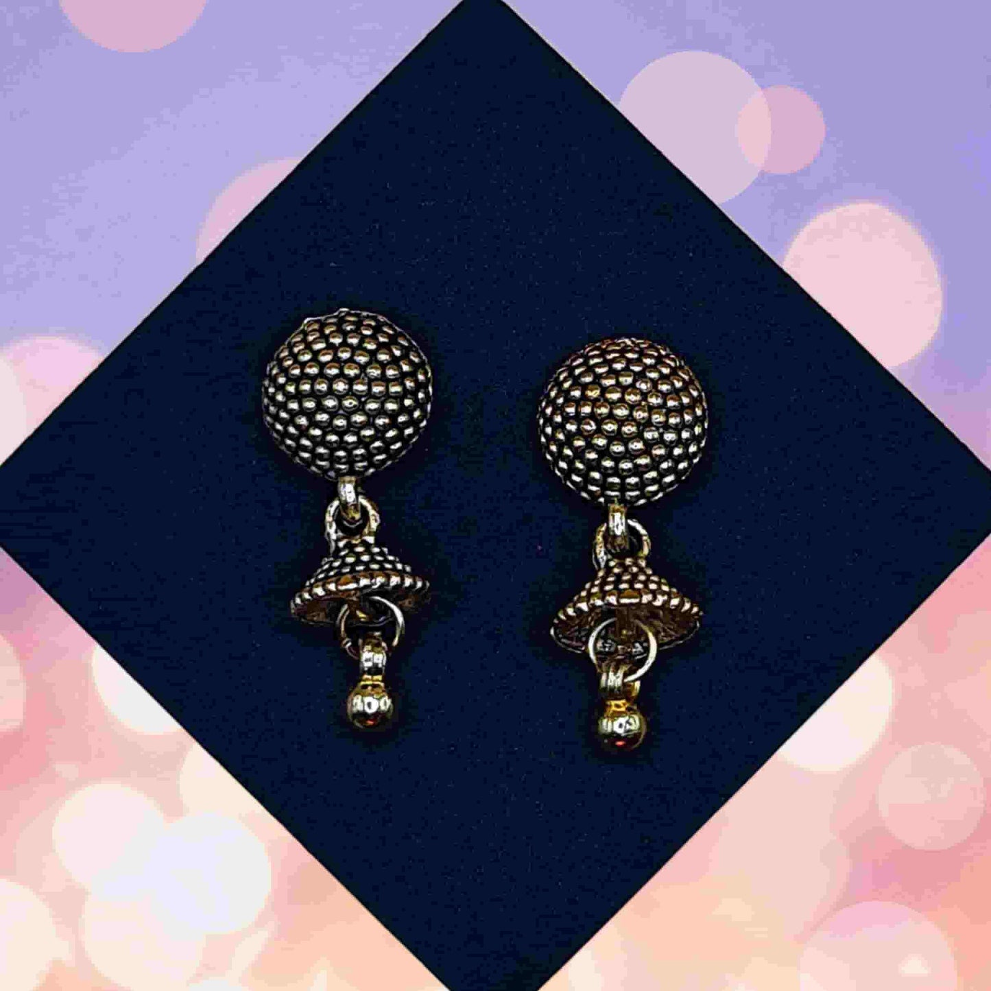 Black Dangler Earring - Saajha Fashion