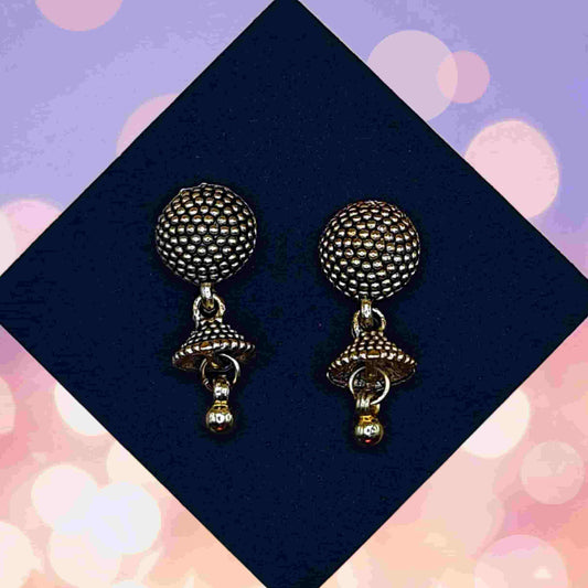Black Dangler Earring - Saajha Fashion