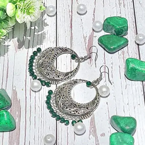 Beaded Elegence Chandbali - Saajha Fashion