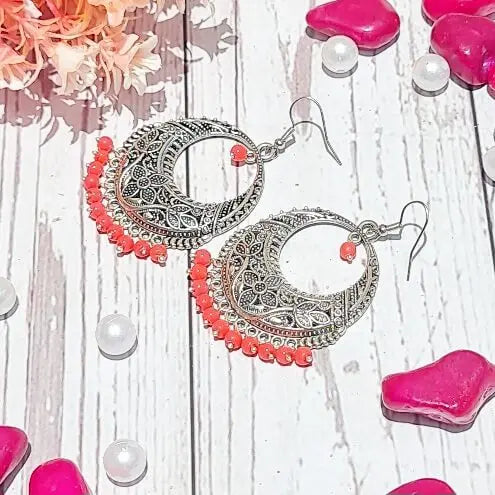 Beaded Elegence Chandbali - Saajha Fashion