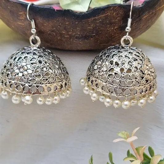 Beaded Elegance Jhumki - Saajha Fashion