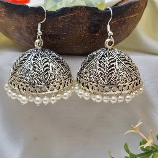 Beaded Elegance Jhumki - Saajha Fashion
