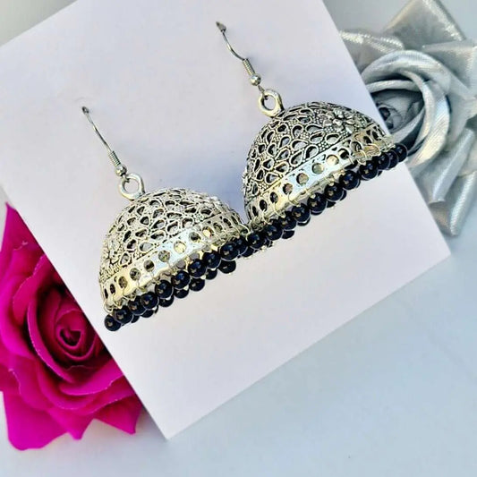 Beaded Elegance Jhumki - Saajha Fashion