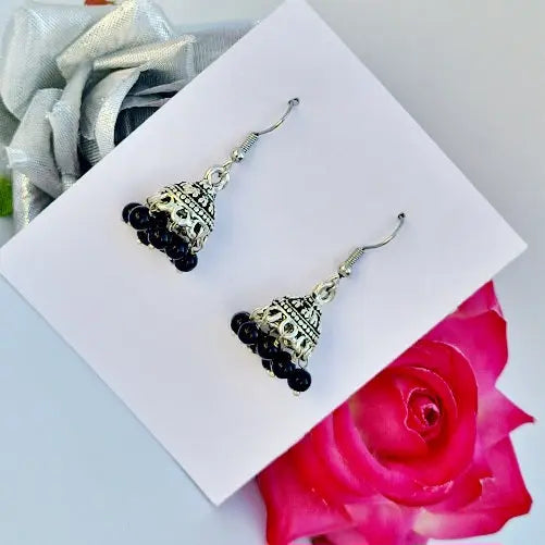 Beaded Elegance Jhumki - Saajha Fashion
