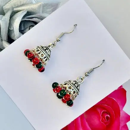 Beaded Elegance Jhumki - Saajha Fashion