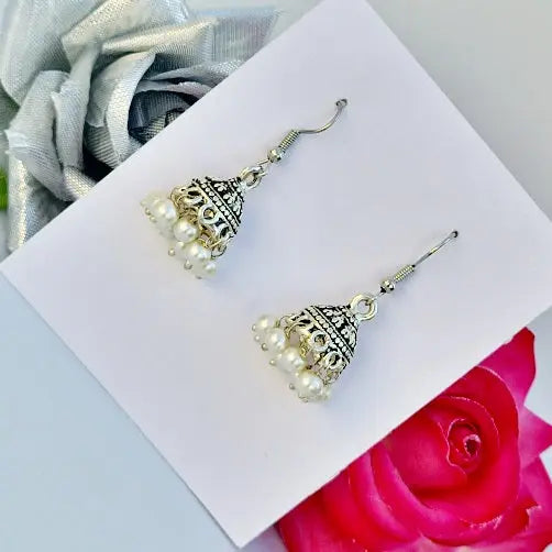 Beaded Elegance Jhumki - Saajha Fashion