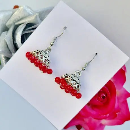 Beaded Elegance Jhumki - Saajha Fashion