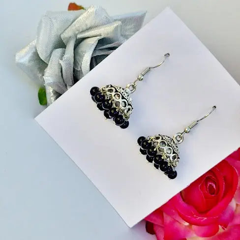 Beaded Elegance Jhumki - Saajha Fashion