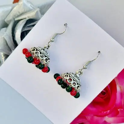 Beaded Elegance Jhumki - Saajha Fashion