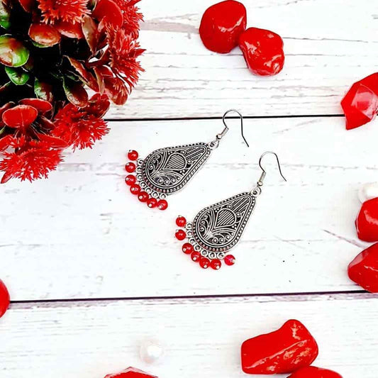 Enchanted Oxidised Earring - Saajha Fashion