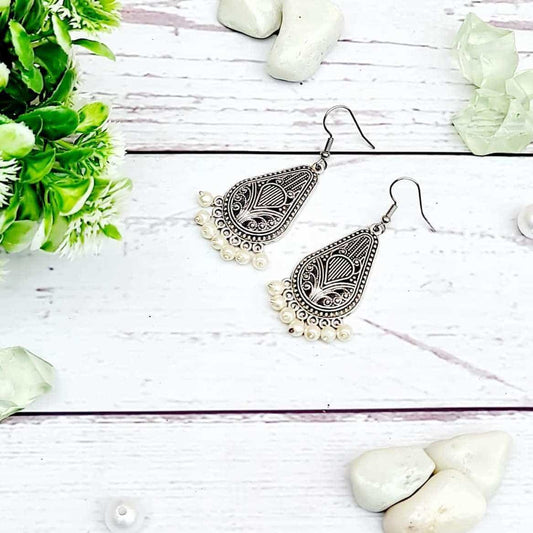 Enchanted Oxidised Earring - Saajha Fashion