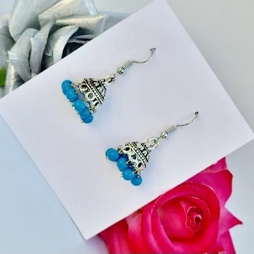 Beaded Elegance Jhumki - Saajha Fashion