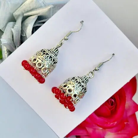 Beaded Elegance Jhumki - Saajha Fashion