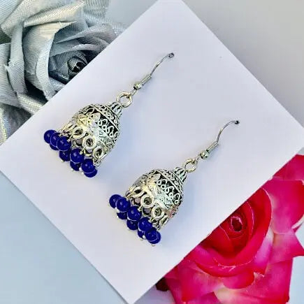 Beaded Elegance Jhumki - Saajha Fashion