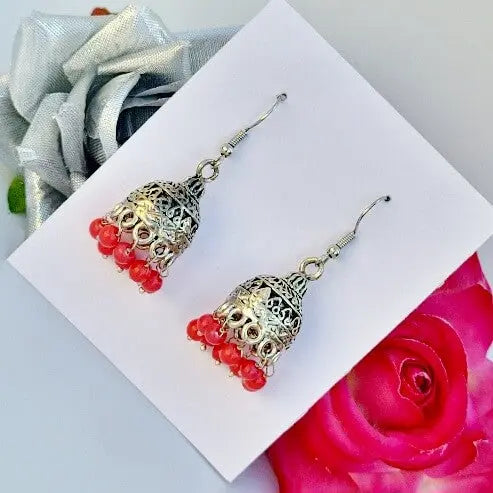 Beaded Elegance Jhumki - Saajha Fashion