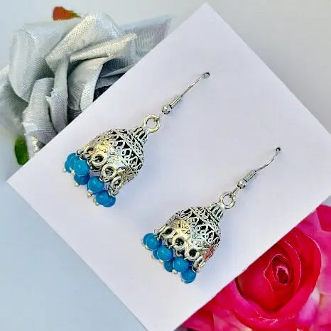 Beaded Elegance Jhumki - Saajha Fashion