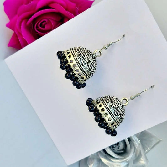 Beaded Elegance Jhumki - Saajha Fashion