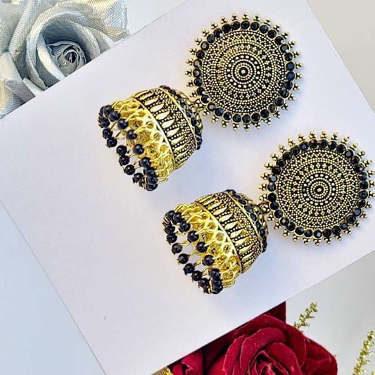 Gilded Bliss Jhumki - Saajha Fashion