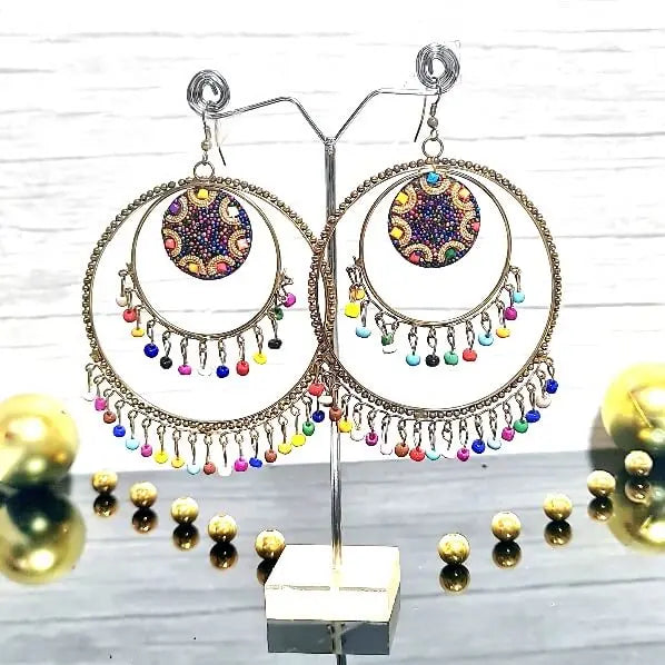 Whispers Oxidized Chandbali - Saajha Fashion