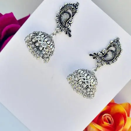 Peacock Perfection Earring - Saajha Fashion