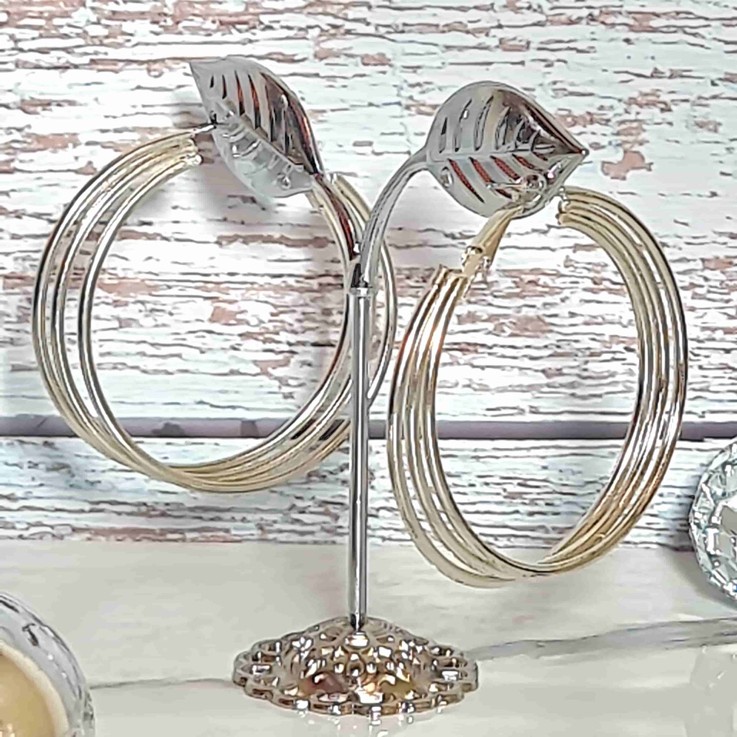 Silver Hoop - Saajha Fashion